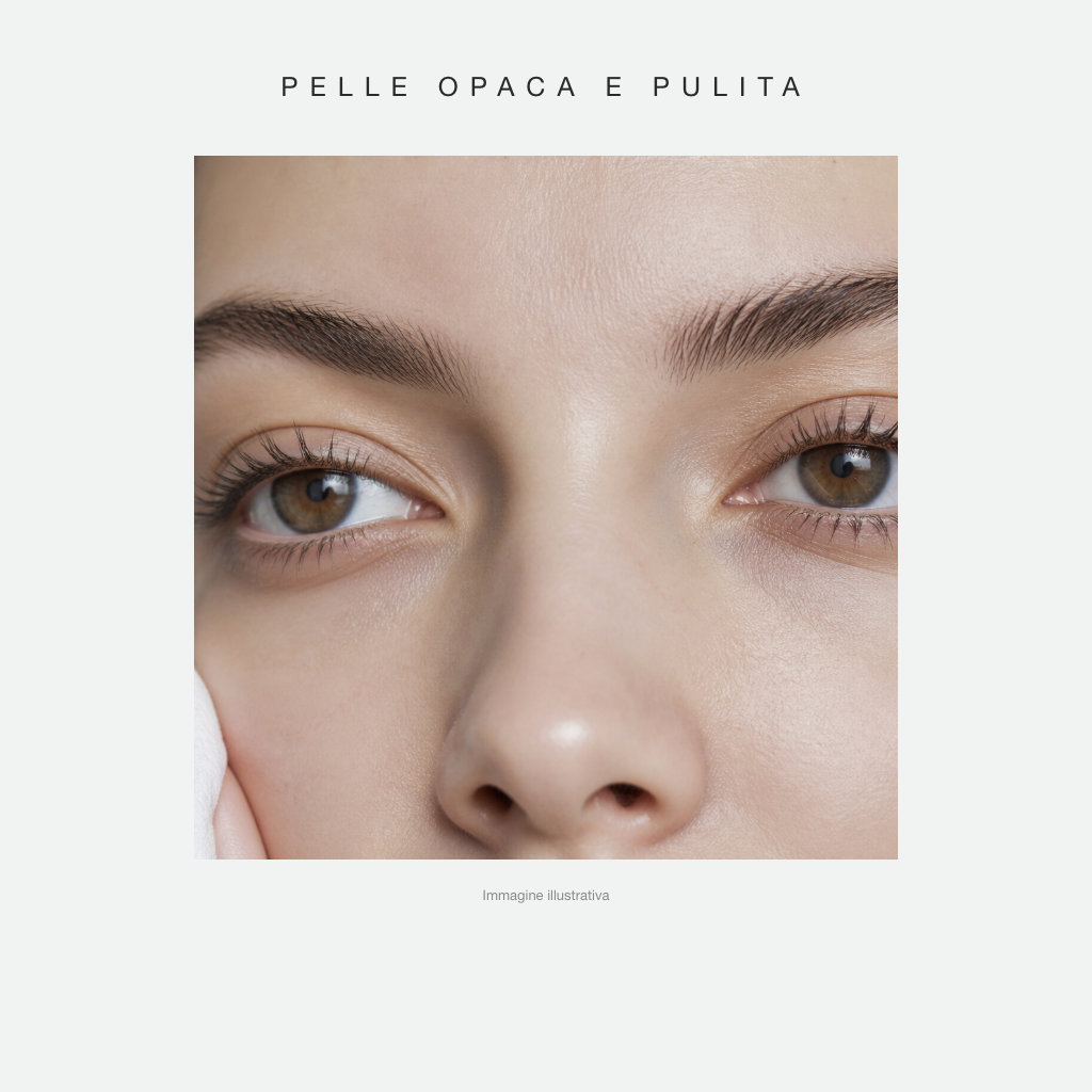Pelle opaca e pulita - immagine illustrativa