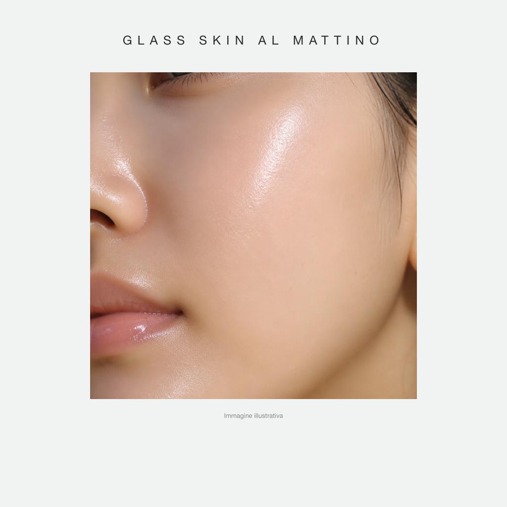 Glass skin al mattino - immagine illustrativa