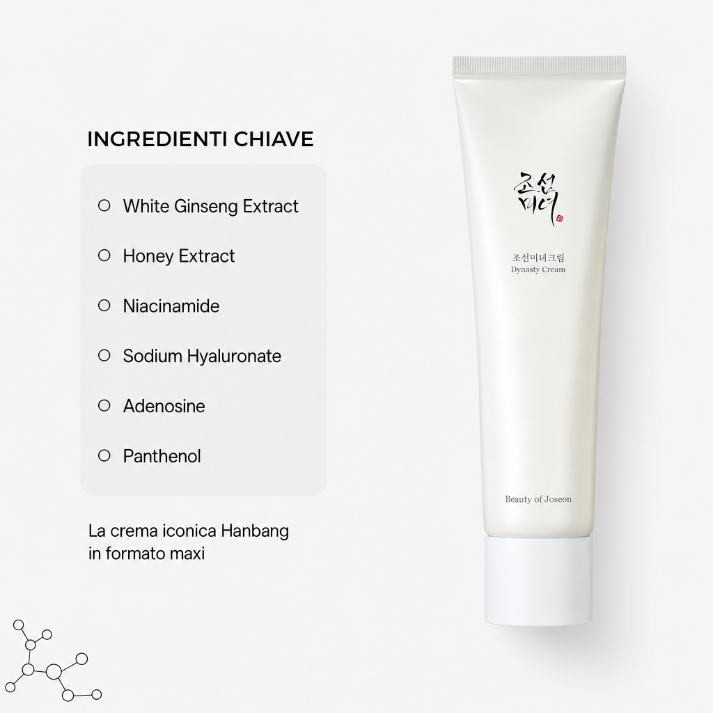 Beauty of Joseon Dynasty Cream - Crema Idratante 100ml - ingredienti chiave
