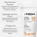 Dr.Fukuj Crema Solare Anti-età SPF 50+ - Solare Viso 50ml - foto 2