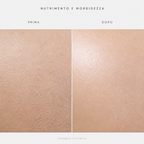 Nutrimento e morbidezza prima e dopo, maschera viso Missha Airy Fit Honey - immagine illustrativa